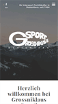 Mobile Screenshot of grossniklaus-sport.ch